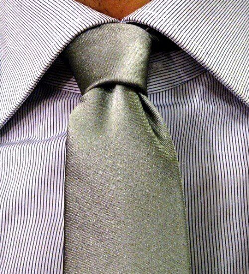 Cravatta Sartoriale Seta Grigio